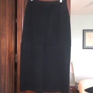 Full length black St John Skirt